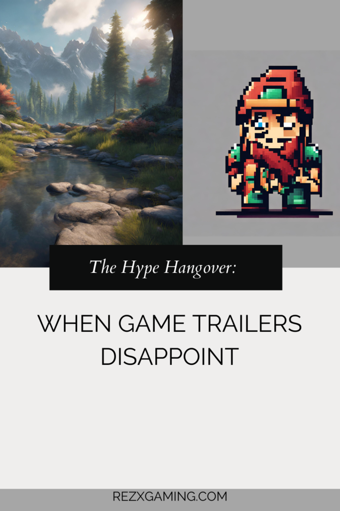 The hype hangover when game trailers disappoint